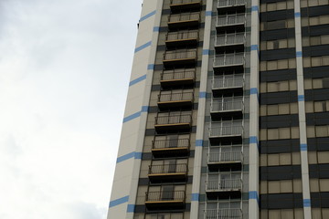 Fototapeta premium Elements and details of the facade of buildings in Las Vegas