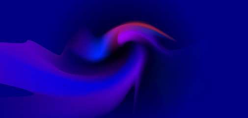 Illustration abstract glowing, neon light, minimal bright fluid, liquid gradient background. Vector modern trendy, graphic design, digital art on vibrant color. Design for poster, banner, template