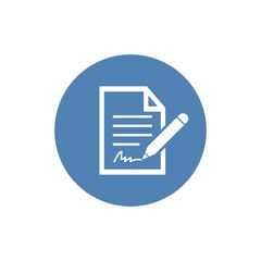 Contract Icon. Professional, pixel perfect icons optimized for both large and small resolutions.