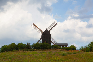 Windmill Near Pudagla, Usedom Island, Germany