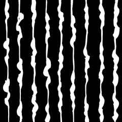 Grunge brush pattern. Texture. White and black vector.