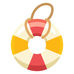 浮き輪（うきわ）のイラスト