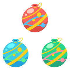 水風船（ヨーヨー）のイラスト