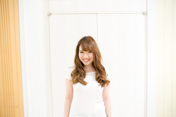 young, beautiful, hair, female, beauty, portrait, girl, white, fashion, model, pretty, person, face, attractive, smile, woman, background, people, caucasian, isolated, happy, adult, cute, studio, skin