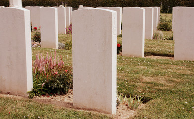 cimetière anglais en normandie  ,france