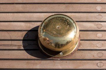 Detail on board of a sailing training ship