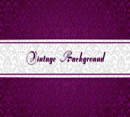 Elegant vintage card. Design background with ornate vintage pattern. Vector illustration