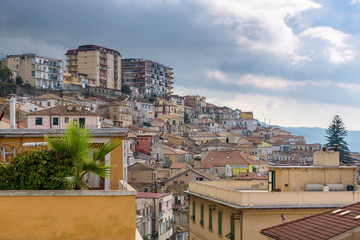 Residential buildings in Pizzo in Calabria