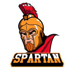Spartan head logo
