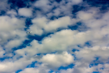 plane in the sky