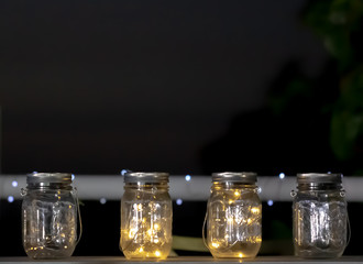 jars on the bar