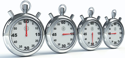 Naklejka premium Zeit Zeiten Business