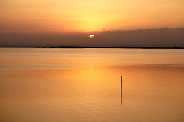 Sunset in The Albufera Natural Park