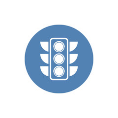 Traffic light icon. Trendy modern vector symbol for web site design or mobile app.