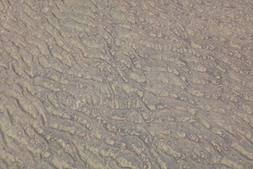 Wavy texture on the rocks