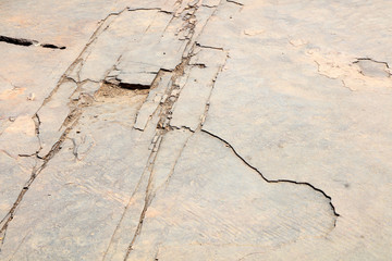 broken concrete floor