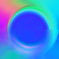Glowing abstract shape background.