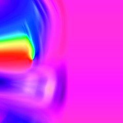 Glowing abstract shape background.