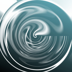 Wavy abstract shape background.