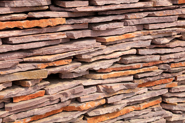 slates stacked together