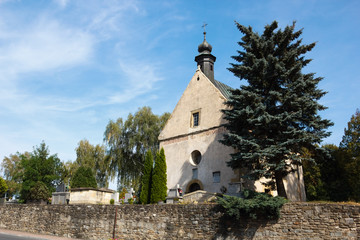 Fototapeta na wymiar Catholic Church St. Rocha in the Stary Sacz, Poland.
