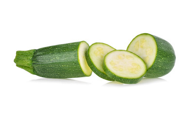 zucchini isolated on white background