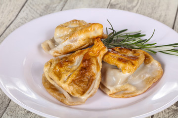 Georgian cuisine - khinkali with meat