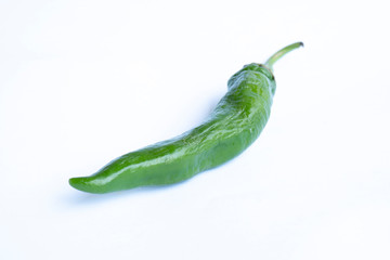 Chili pepper isolated on a white background Clipping Path