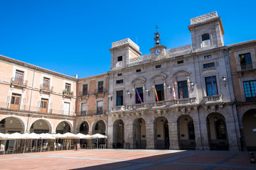 Fototapeta na wymiar Avila Town Hall Square, Spain