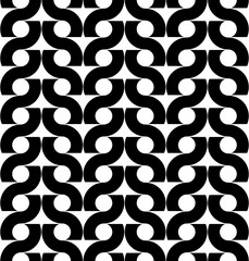 seamless op art monochrome vector wave pattern.