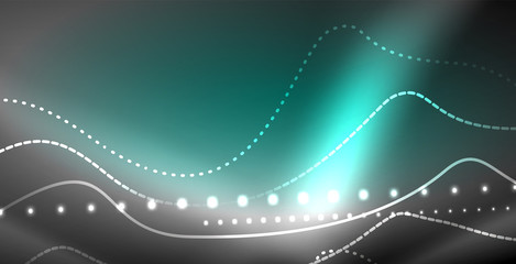 Neon lines shiny glowing background