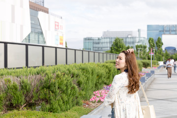 Berry cute Japanese young woman.