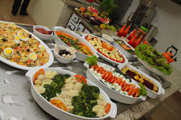Salada legumes prato