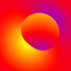 Glowing abstract shape background.