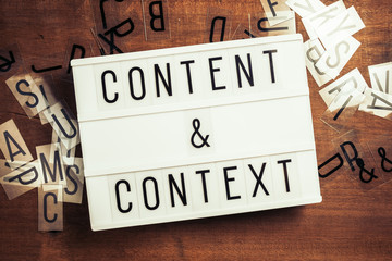 Content and Context on Lightbox