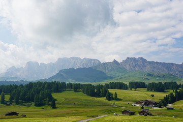 Fototapeta na wymiar Alpe di Siusi/Seiser Alm