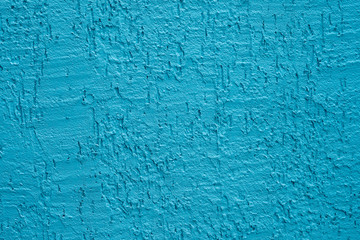 Blue cement wall,Rough surface look like blue sand.Background texture design. Old light blue cement texture and background