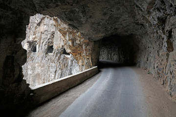 Obraz premium Kunshan Wall highway, Shanxi, Lingchuan, China