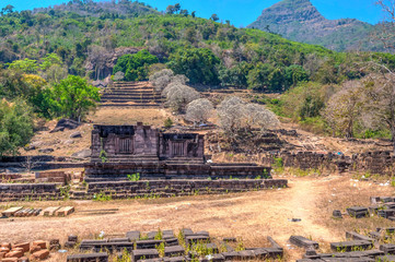 Wat Phou temple in Southern Laos
