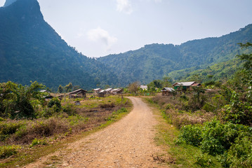 Fototapeta premium Village in Laos