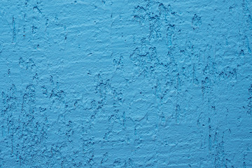 Blue cement wall,Rough surface look like blue sand.Background texture design. Old light blue cement texture and background