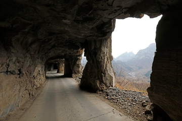 Kunshan Wall highway, Shanxi, Lingchuan, China