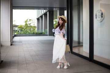 Berry cute Japanese young woman.