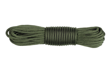 green rope, isolated on white background