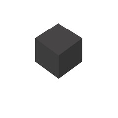 box icon black. symbol graphic vector illustration