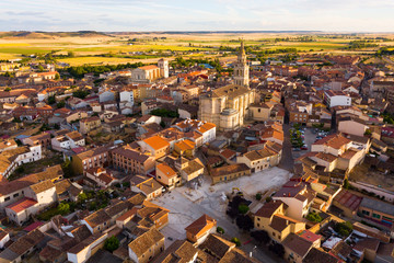 Aerial view of Medina de Rioseco