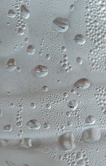 water texture in a cold bottle