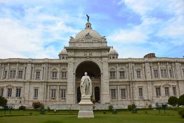 Obraz premium victoria memorial . kolkata india . 