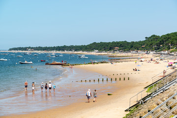 BASSIN D'ARCACHON (France), la plage de Pyla Sur Mer