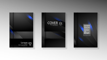 Vector collection of book cover backgrounds. eps 10 vector design illustrations